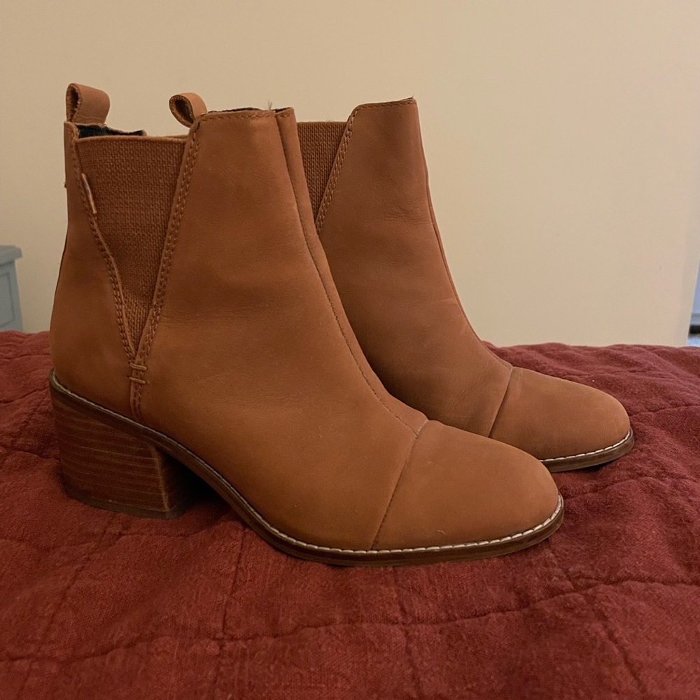 TOMS Booties Medium Brown